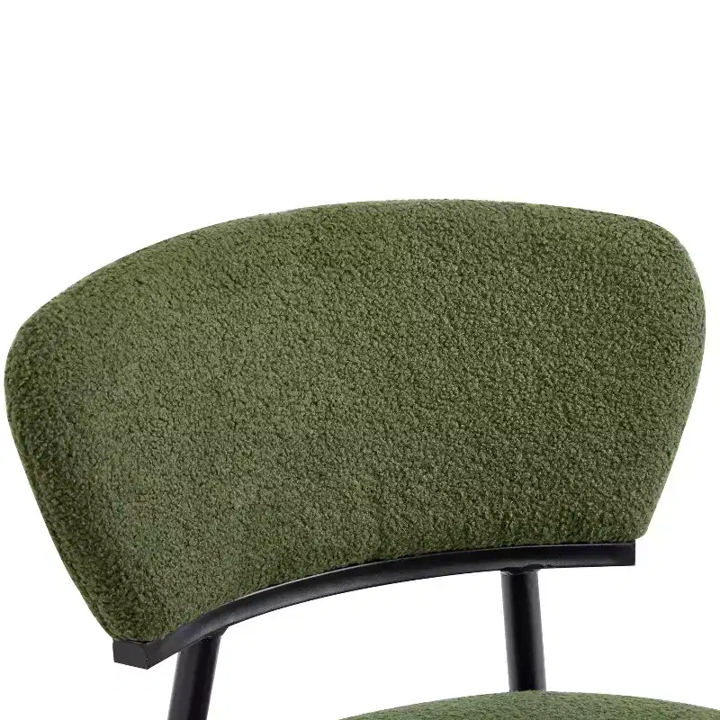 Christopher Knight Home Atrass Upholstered Dining Chair with Metal Legs (Set of 4)