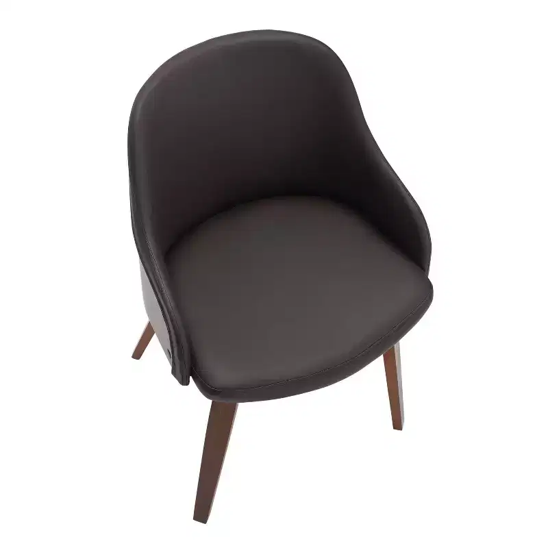Bacci Mid Century Modern Dining Accent Chair - Lumisource