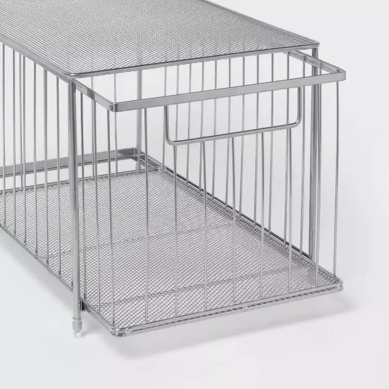 Large Stackable Steel Slide Out Drawer