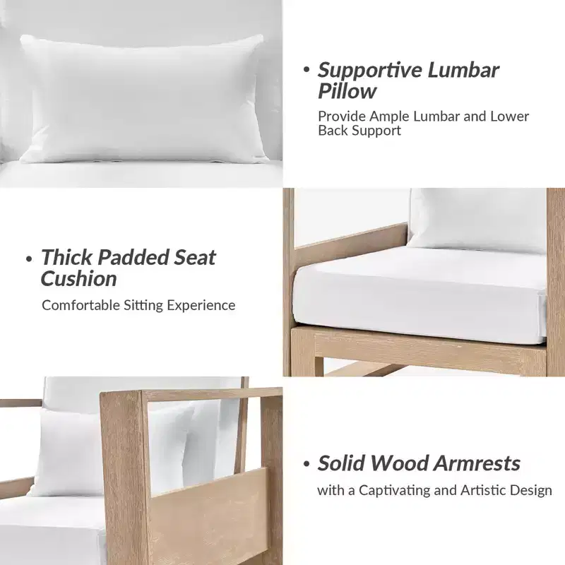 Amilcare Chaise Lounge with Adjustable Backrest Set of 2|HULALA HOME