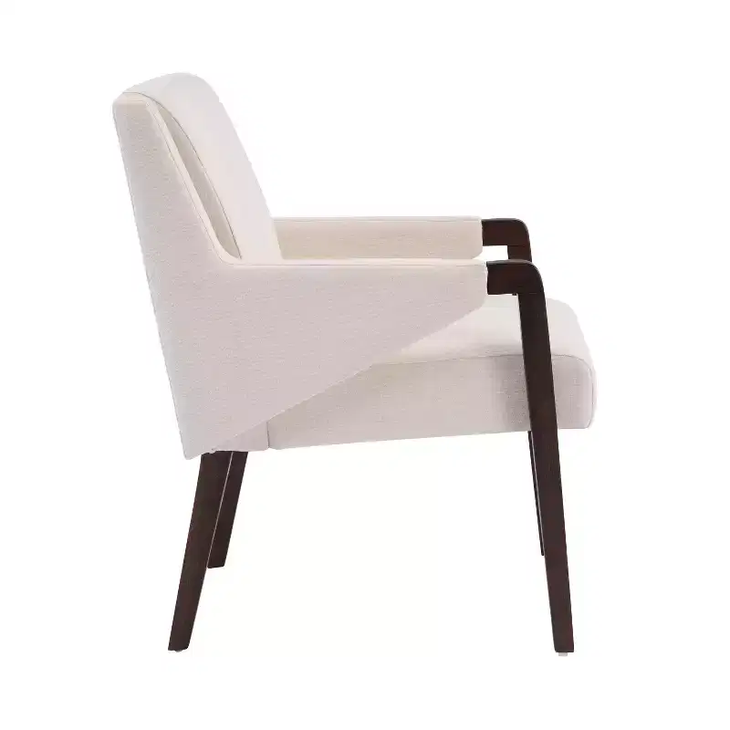 Christopher Knight Home Nattapong Modern Rubberwood Linen Upholstered Dining Chairs (Set of 2)