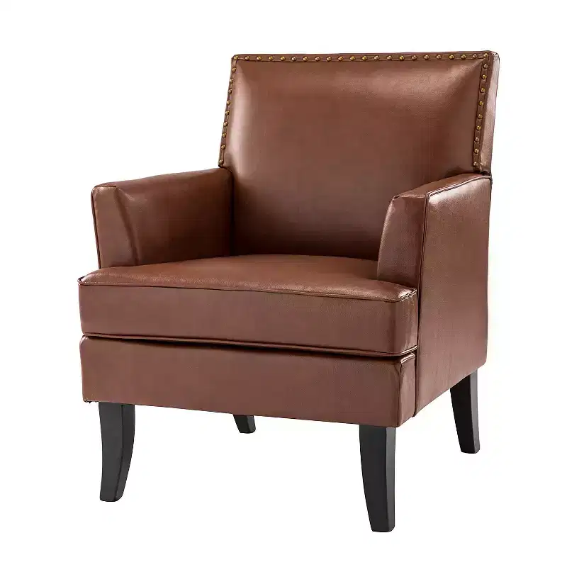 Wooden Upholstered Accent Chair Celadon Armchair| ART OF LIVING DESIGNS