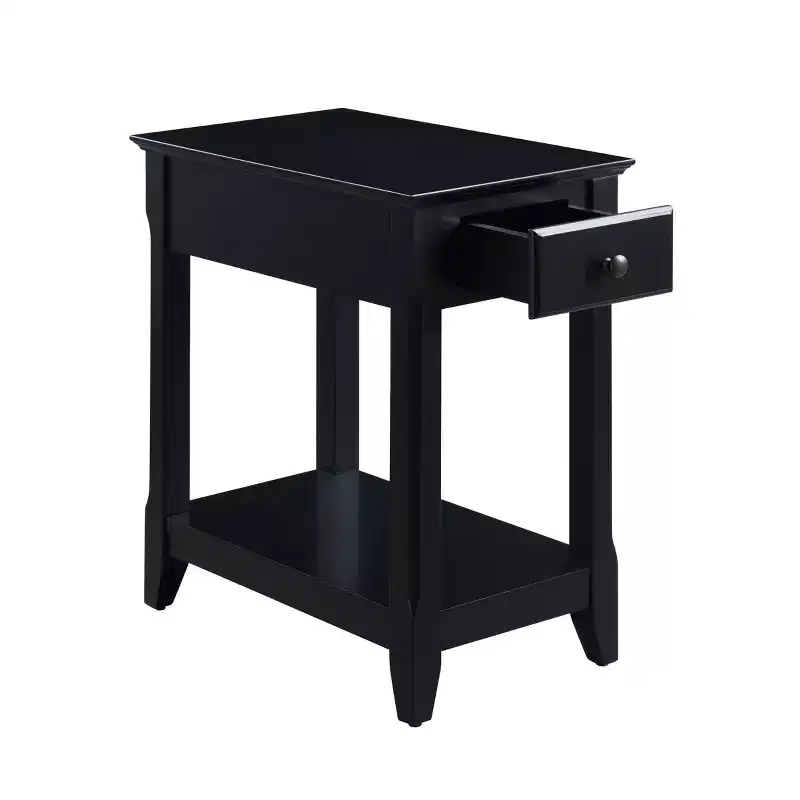 13 Bertie Accent Table Black Finish - Acme Furniture
