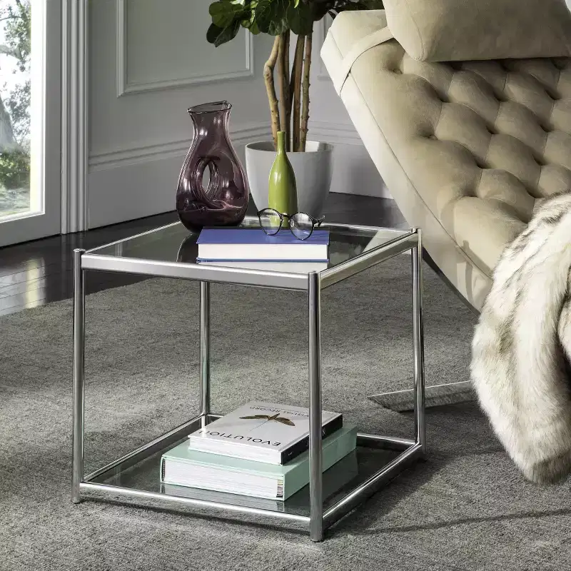 End Table  - Chrome