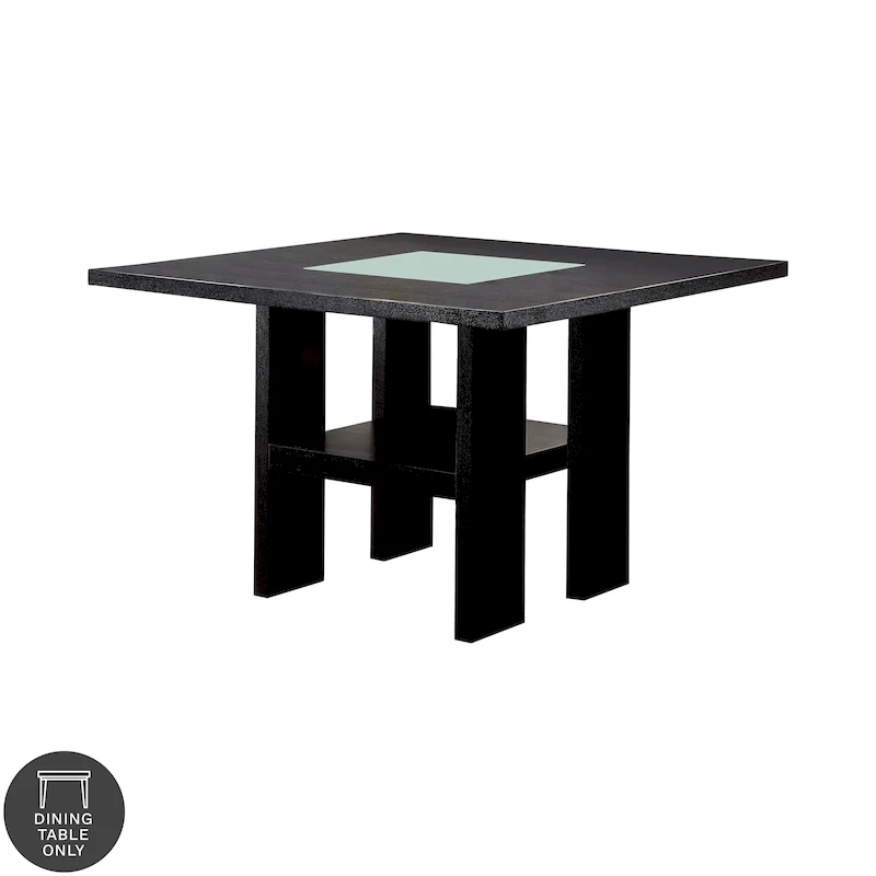 Strick & Bolton Lange 54-inch Square Light-up Counter Height Wood Dining Table