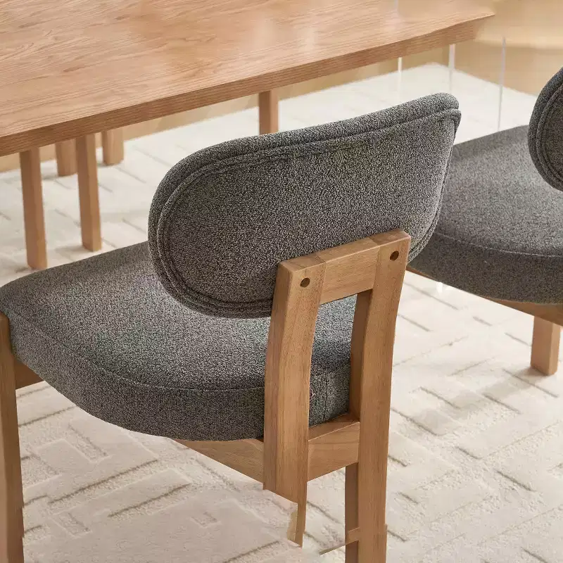 Chenille Upholstered Side Chair Dining Chairs