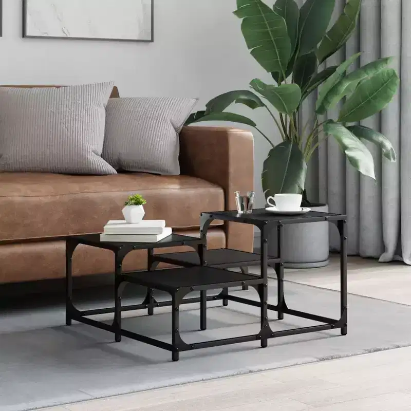 Coffee Table Accent Sofa Center End Desk Furniture Engineered Wood