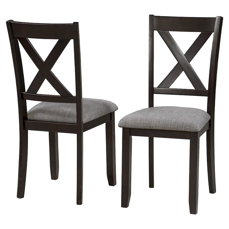6-Piece Wooden Kitchen Dining Table Set with 4 Chairs and Bench