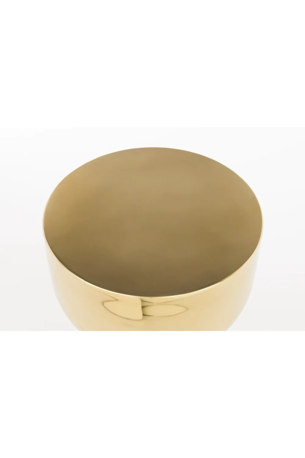 Metallic Accent Side Table