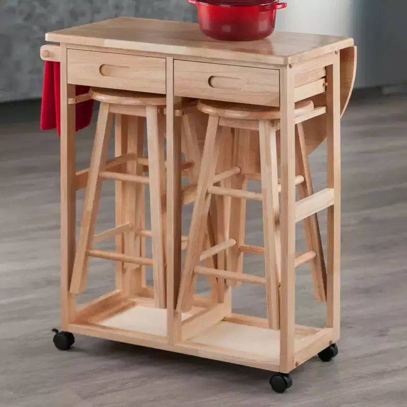 3pc Burnett Space Saver Set Beech - Winsome