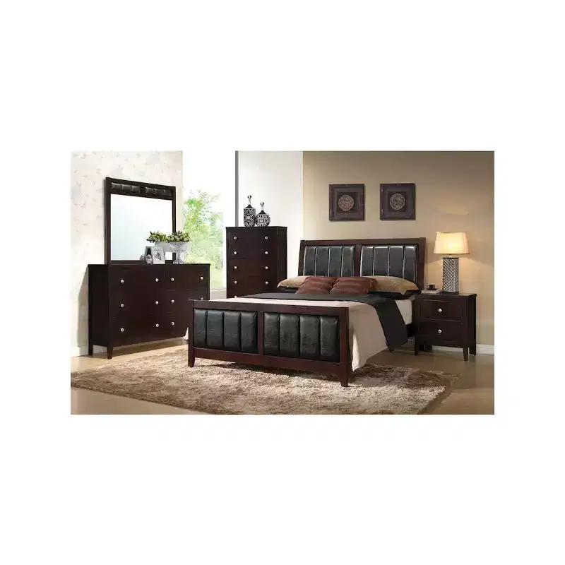 Coaster,Carlton 2-drawer Nightstand Cappuccino