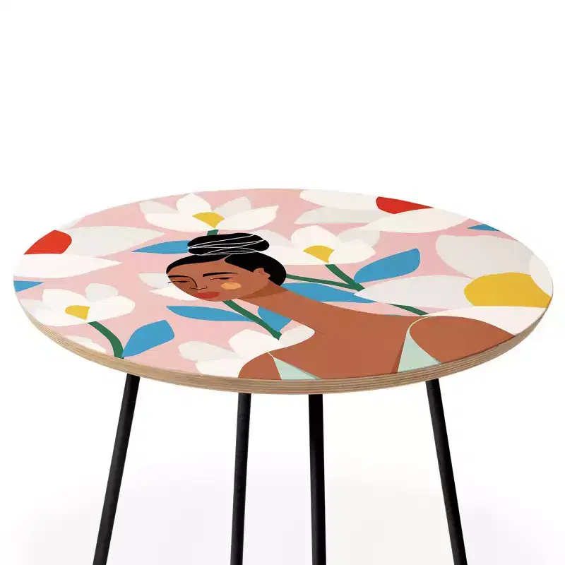 Maritza Lisa Boho Top Knot Side Table - Deny Designs