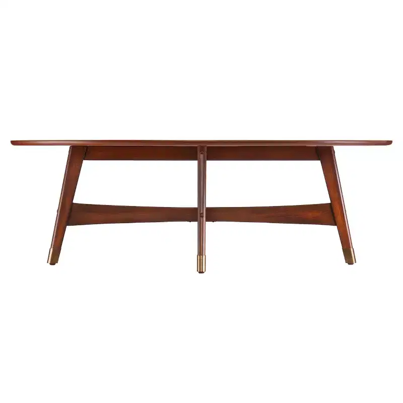 Rhoda Midcentury Modern Coffee Table - Brown - SEI