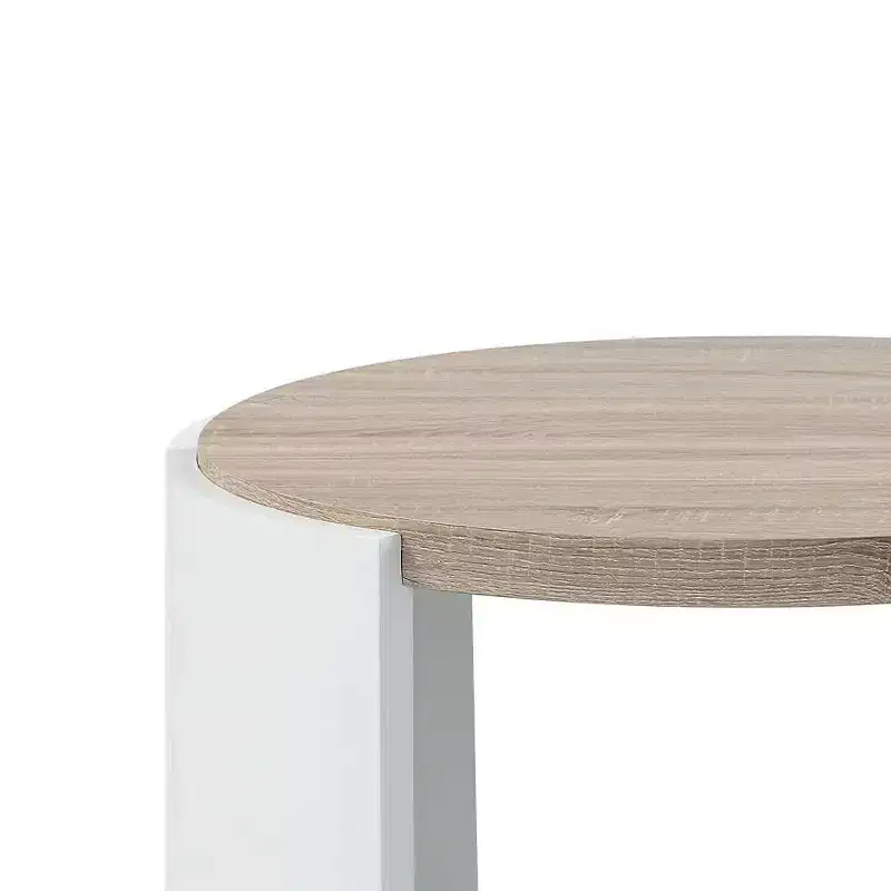 Acme Furniture Zoma Coffee Table White/Oak Finish