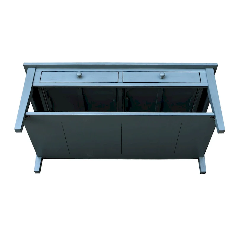 Modern Luxurious Nightstand with 2 Drawers
