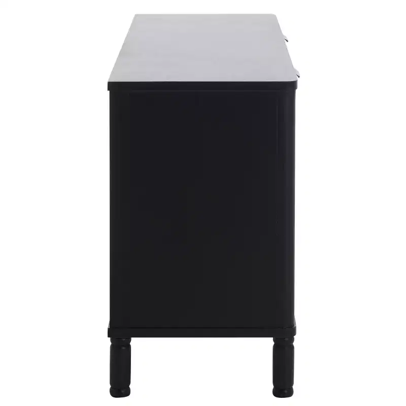 2-Door TV Stand | Desert Brown / Matte Black / Natural | Fits up to 43