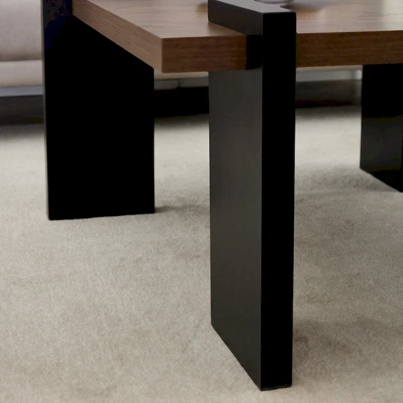 Modern MDF Coffee Table Durable Stylish Living Room Furniture