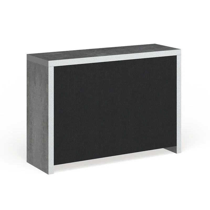 Furniture of America Mystal Industrial Concrete-like 3-drawer Buffet