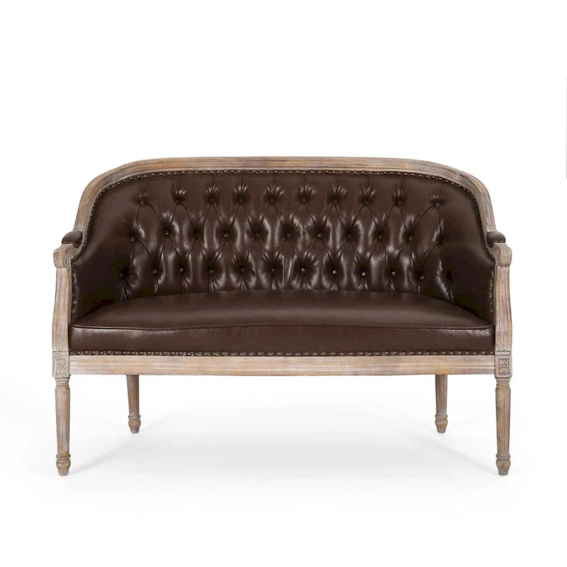 Faye Tufted Upholstered Loveseat by