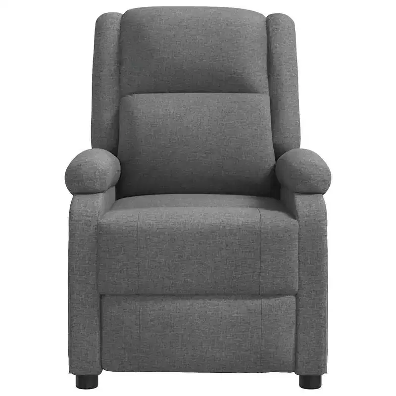 vidaXL Massage Chair Cream Polyester fabric and metal Medium