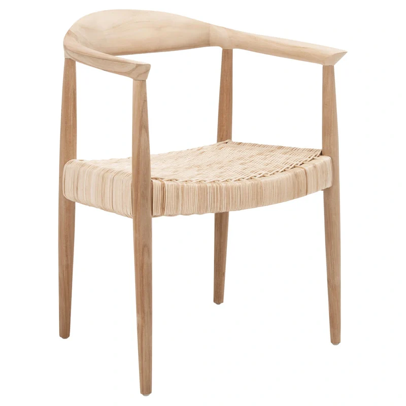 Wilda Rope Rattan Accent Chair - 24.8 W x 18.9 L x 30.7 H