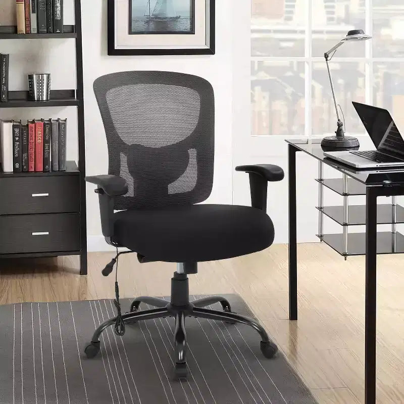 BestMassage Ergonomic Big and Tall Office Chair 400lbs Mesh Desk Chair for Heavy People
