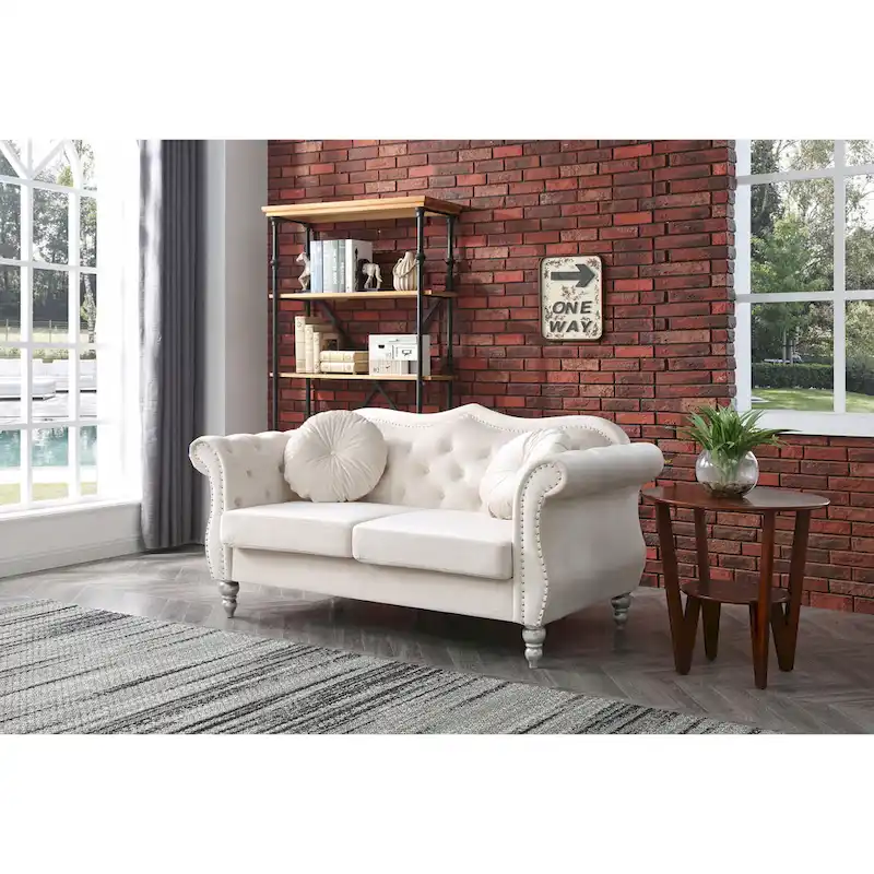 Hollywood Velvet Loveseat