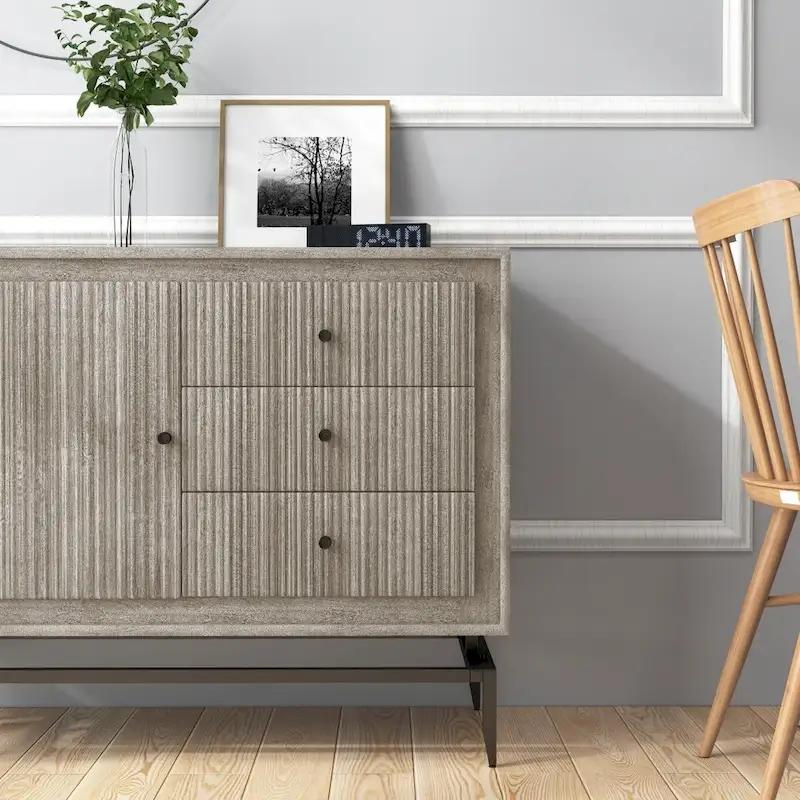 3-Drawer Wood Accent Cabinet - 39.5 x 16 x 31