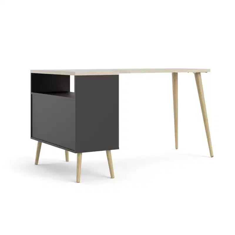 Tvilum, Diana 2 Drawer, 3 Shelf Desk