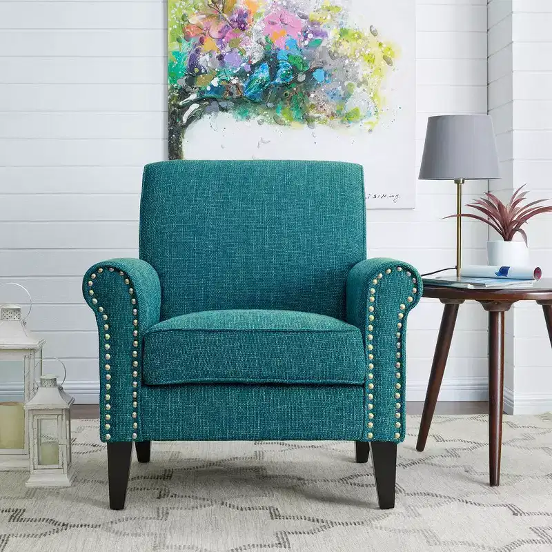 HL Home,Traditional Armchair with Nailheads