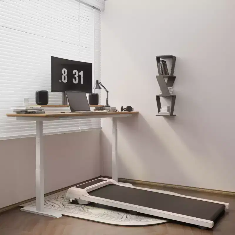 NAYSAYE Treadmill with Compact Design Supports 242lbs Capacity for Home Office Fitness, Pink, 49.2*20.47*4.92