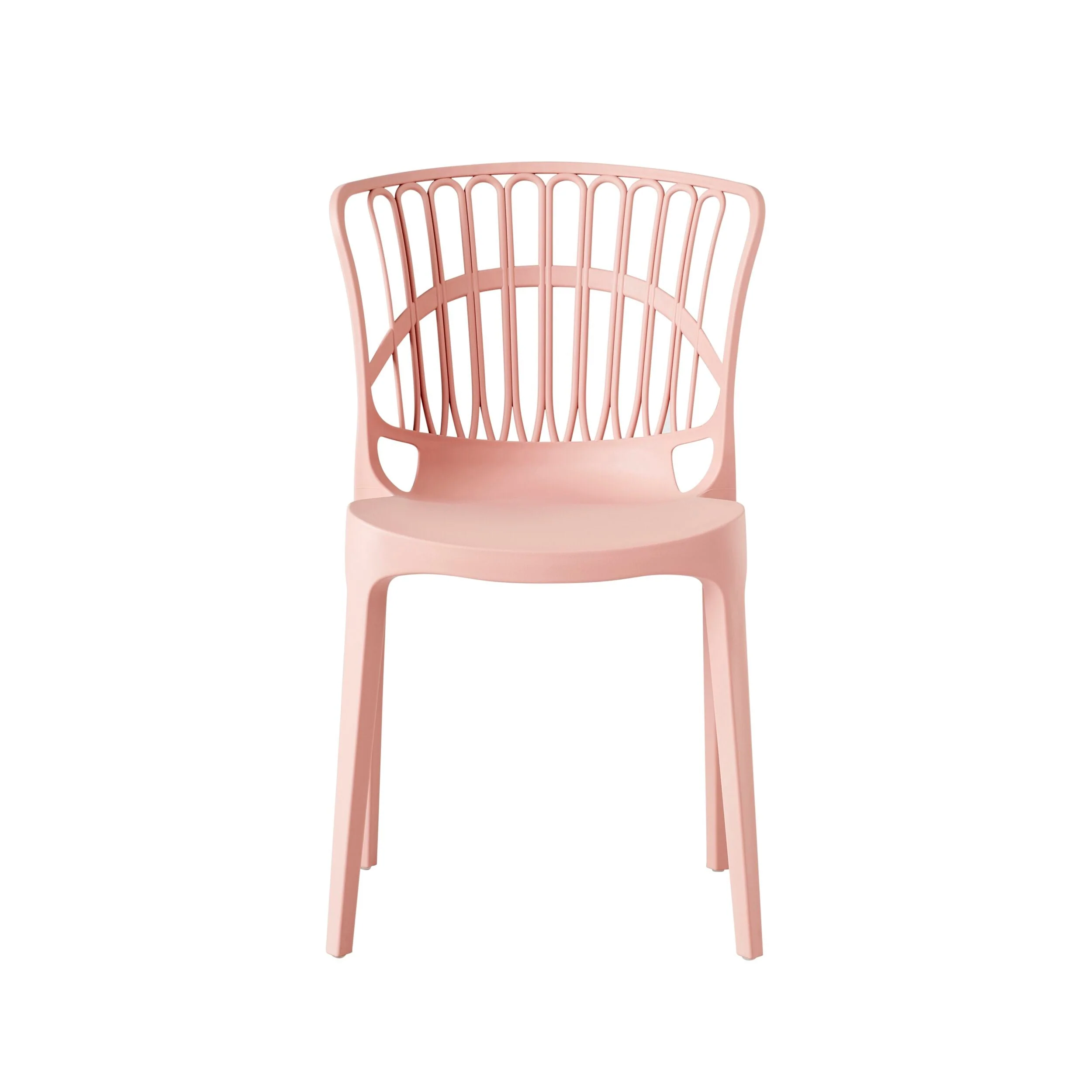 Romy Coastal Upholstered Dining Chair Dusty Blush