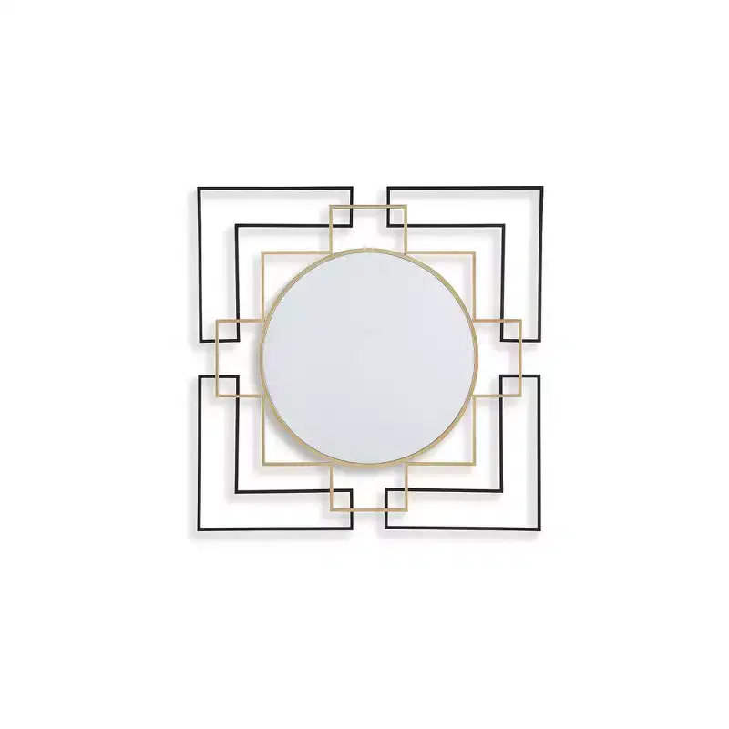 Signature Design by Ashley Oceanal Contemporary Wall Accent Mirror with Square Frame
