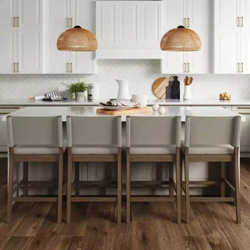 Nathan James Linus Set of 4 Counter Height Barstools