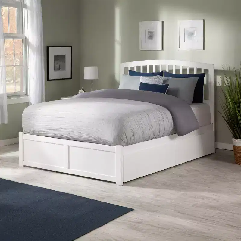 Freestanding Headboard with Bed Frame