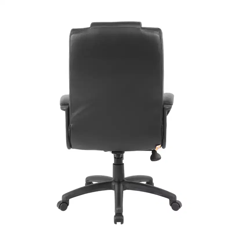 Executive High Back Chair Black -: Ergonomic, Swivel, Adjustable Height, Metal Frame