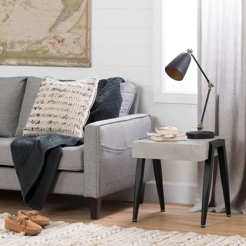 Square End Table - Concrete