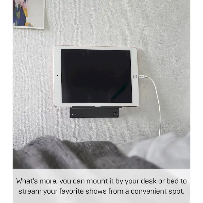 Yamazaki Home Wall-Mounted Phone Holder, Steel, Holds 2.2 lbs - L 1.26 x W 5.51 x H 1.3 inches