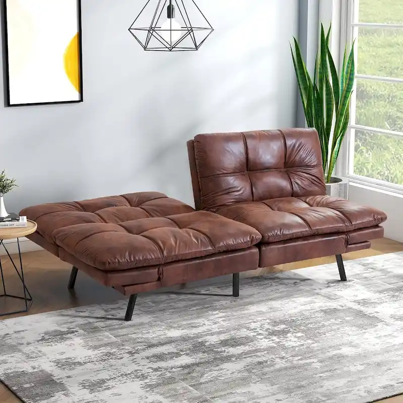 Power Leather Home Theater Recliner Seating — Row of 2