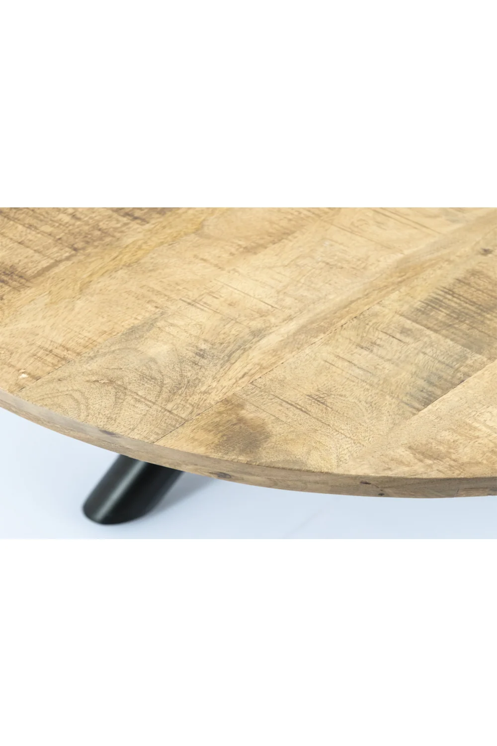 Round Wooden Coffee Table L