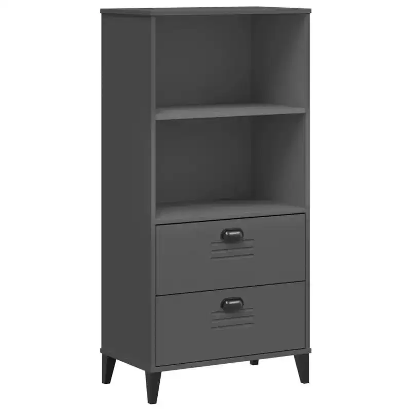 Freestanding Bookcase Storage Bookshelf Display Rack – Solid Pine Wood for Office & Home