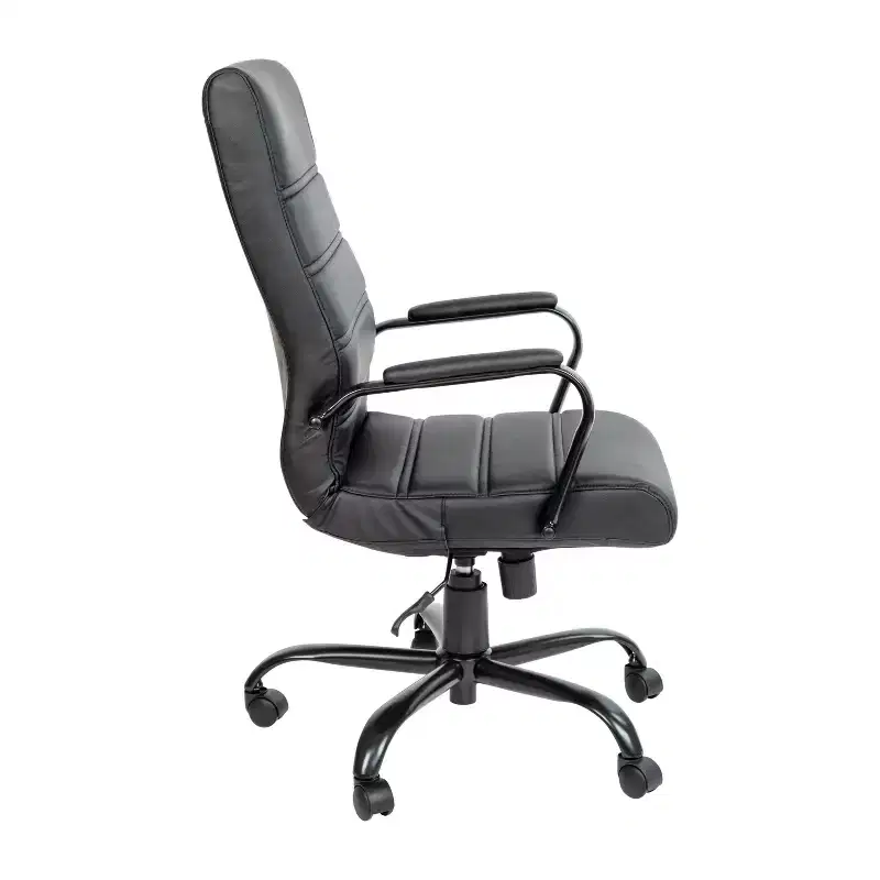 Flash Furniture High Back Executive Swivel Office Chair with Metal Frame and Arms