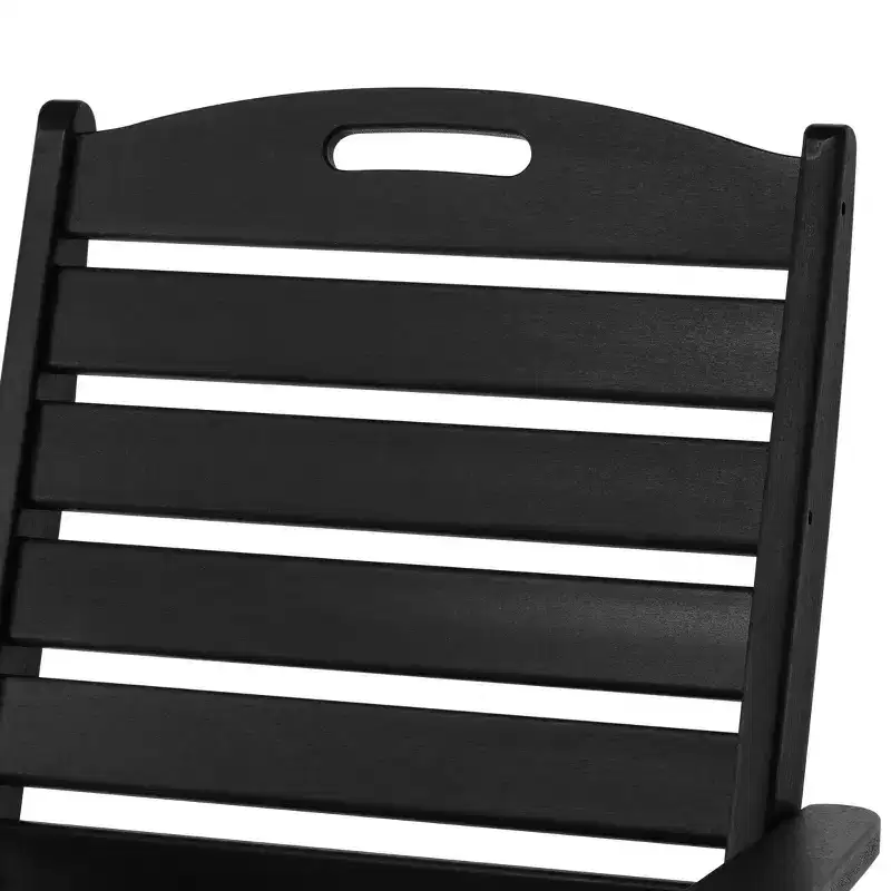 WestinTrends Malibu HDPE Adjustable Highback Folding Patio Dining Chair