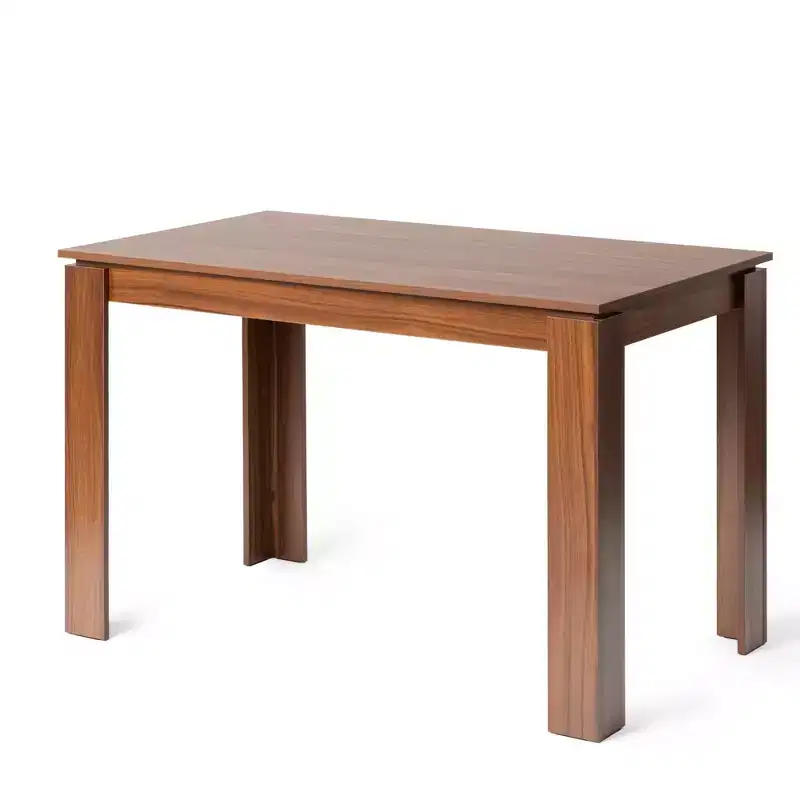 FurnitureR Dining Table Rectangular for 24 People, Kitchen&Dining Room Table with Wood Frame for Small Spaces, Apartment, Home Office, Brown