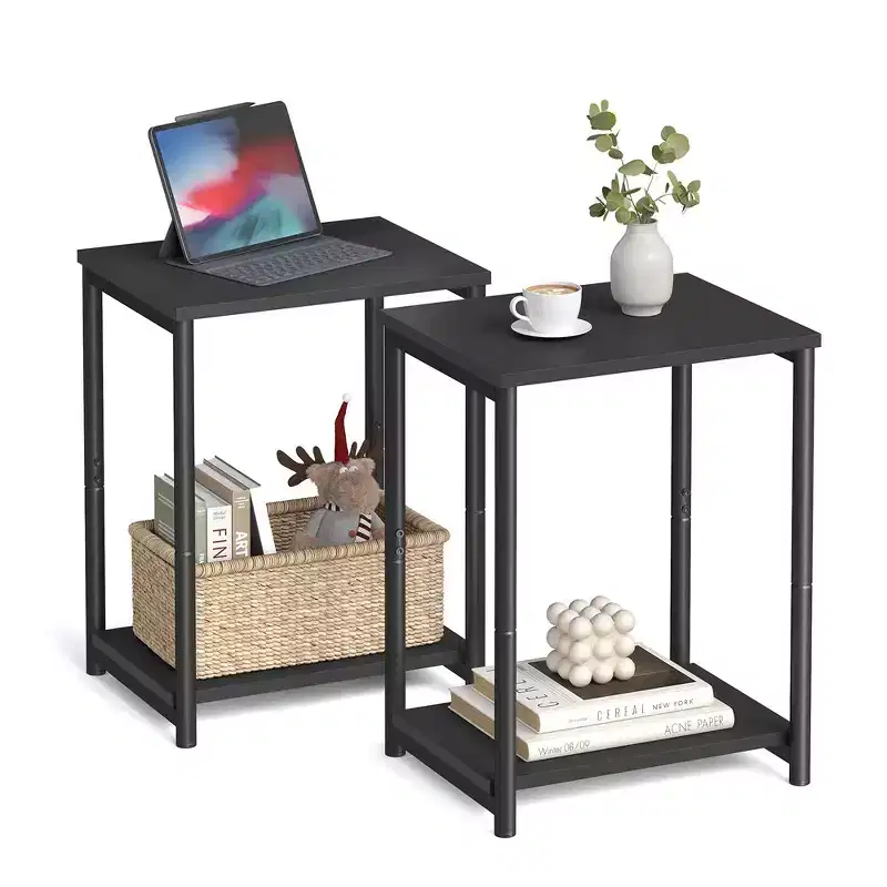 VASAGLE End Table Set of 2, Small Side Tables, Nightstand for Living Room, Bedroom, Office, Bathroom