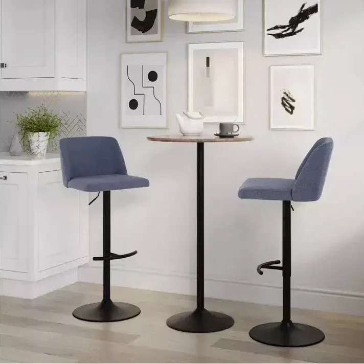 Adjustable Swivel Bar Stool