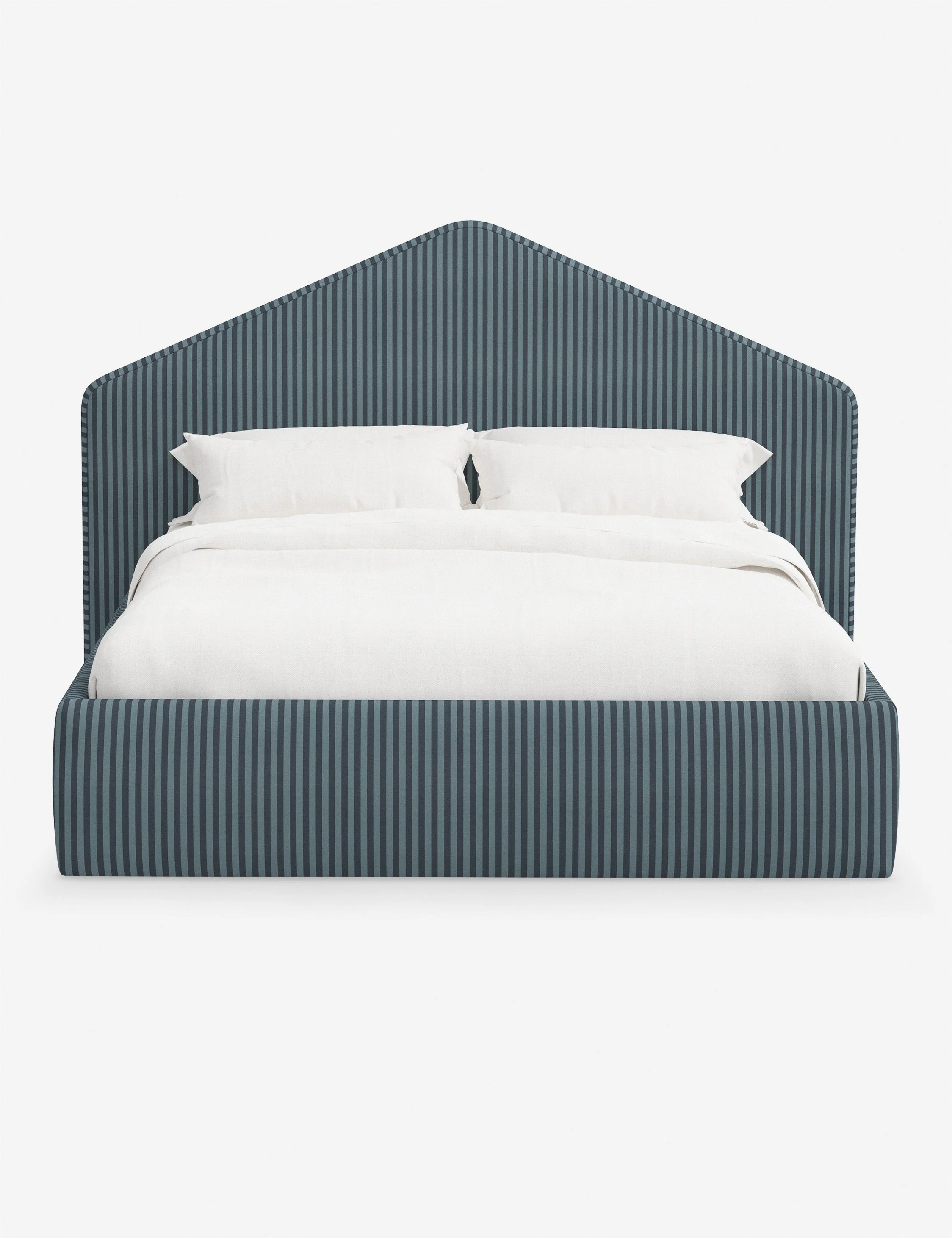 Platform Bed - Bring a statement in shape to your bedroom with this unique platform bed