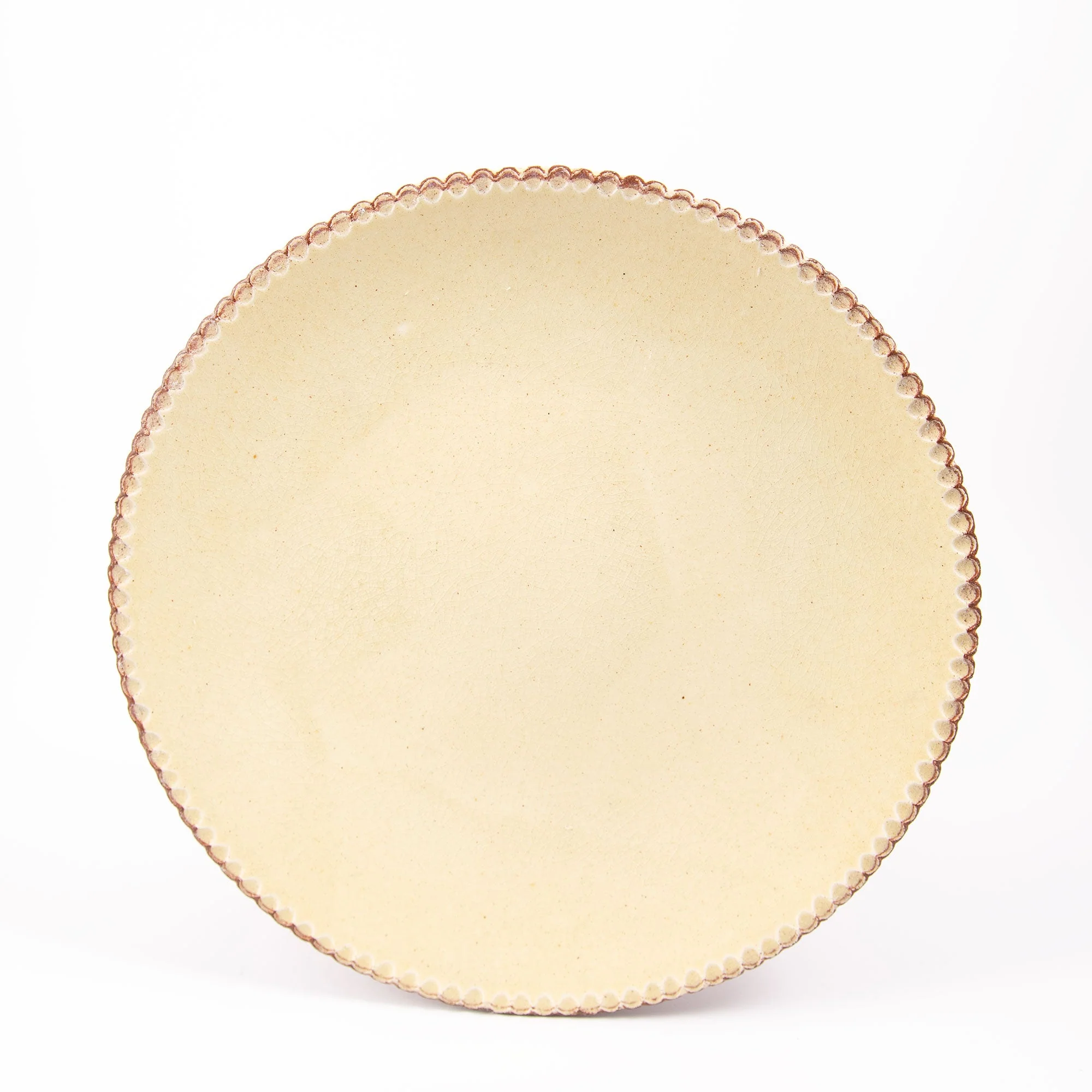 Yellow Earthenware Plate