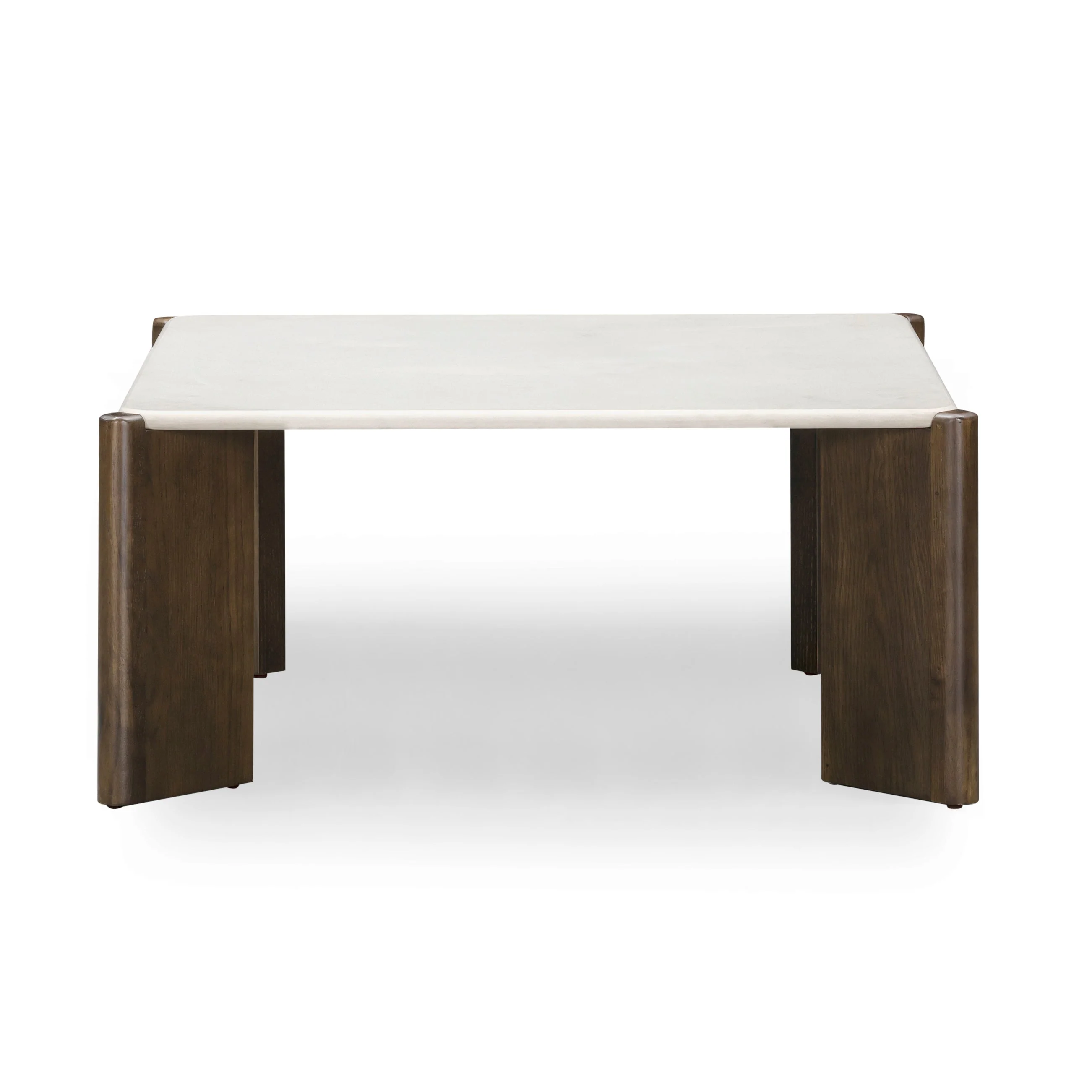 33.5 Cream Quartz Square Coffee Table
