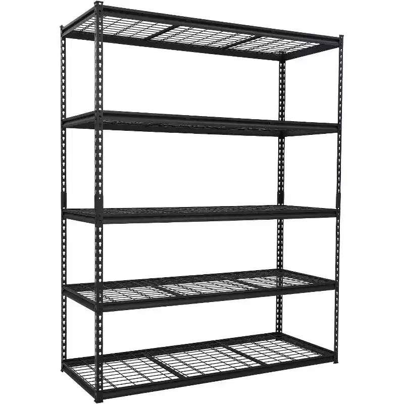 Acekool Heavy Duty Adjustable Garage Shelving Unit, 48 L x 18 W x 72 H, Metal Storage Rack with 2500 lbs Load Capacity, Easy Assembly